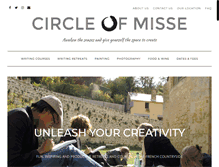 Tablet Screenshot of circleofmisse.com